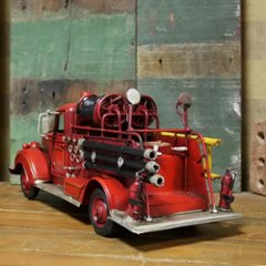 ヴィンテージカー消防車 fireengine ブリキのおもちゃ アメリカン雑貨画像