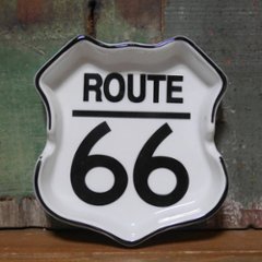 ルート66 卓上灰皿 ROUTE66 アッシュトレイ  卓上灰皿　アメリカン雑貨画像