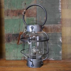 LED ランタン アンティーク シルバー ダルトン L.E.D LANTERN ANTIQUE SILVER　アメリカン雑貨の画像