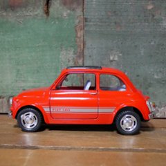 フィアット500 プルバックミニカー PULL BACK CAR Fiat500 Nuova500 1/24 レトロミニカー キンスマート アメリカン雑貨画像