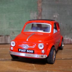 フィアット500 プルバックミニカー PULL BACK CAR Fiat500 Nuova500 1/24 レトロミニカー キンスマート アメリカン雑貨画像