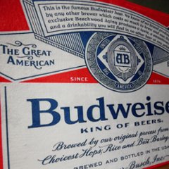 バドワイザー フロアマット インテリアマット Budweiser  キッチンマット　アメリカン雑貨画像