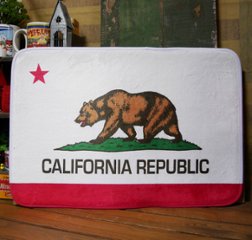 カリフォルニア フロアマット インテリアマット  キッチンマット　アメリカン雑貨画像