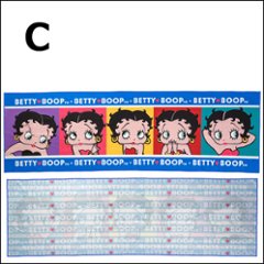 BETTY BOOP 冷感ひんやりベティ クールタオル ベティブープ ロングタオル アメリカン雑貨画像