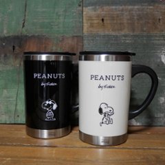 スヌーピー スリムサーモマグ フタ付き マグカップ 保冷保温 コップ PEANUTS アメリカン雑貨　の画像