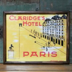   インテリアピクチャー【CLARIDGE'S HOTEL】ホテルポスター インテリア額の画像