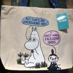 ムーミン トートバッグ いいねムーミンとミイ MOOMIN マルチバッグ　カジュアルバッグ画像