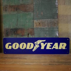 アメリカンサインボード GOOD YEAR グッドイヤー　ガレージインテリア ブリキ看板の画像