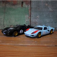 ダイキャストミニカー 1966 Ford GT40 MKII 1/32 プルバックミニカー キンスマート アメリカン雑貨の画像