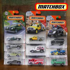 MATTEL マッチボックス ベーシックカー 7種  アソート 10台セット  レトロミニカーの画像