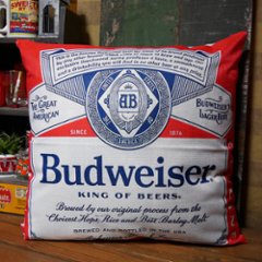 Budweiser アメリカン クッションカバー バドワイザー アメリカン雑貨画像