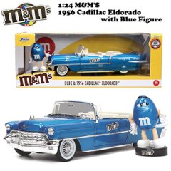 M&M'S レトロミニカー 1/24 JADA TOYS 1956 キャデラックエルドラド エムアンドエムズの画像