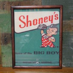 SHONEY'S BIG BOY　ビッグボーイ インテリアピクチャー ポスター フレーム　インテリア額の画像