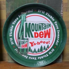 サービング メタルトレイ MOUTAIN DEW お盆 マウンテンデュー アメリカン雑貨の画像