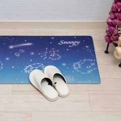 スヌーピー PVC キッチンマット120サイズ 星空 SNOOPY PEANUTS画像