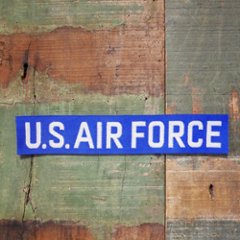 ワッペンレター US  USAF エアフォース　ミリタリー タグ 米軍タイプ　空軍 アメリカン雑貨画像