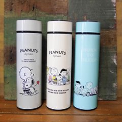 スヌーピー ステンレスボトル 直飲みボトル PEANUTS SNOOPY 保温 保冷 ステンレスボトル 水筒　アメリカン雑貨　の画像