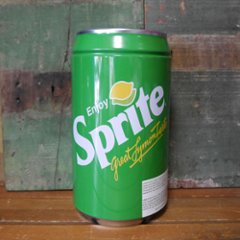 スプライト　ティンバンク  貯金箱　缶バンク　sprite　置物インテリア　アメリカン雑貨画像