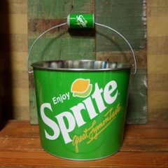 スプライト ティン バケツ Sprite　置物インテリア　アメリカン雑貨の画像