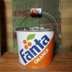 ファンタ ティン バケツ FANTA　置物インテリア　アメリカン雑貨の画像