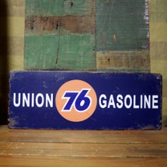 アメリカンサインボード UNION 76 インテリア ユニオン76 メタルサイン ブリキ看板 アメリカン雑貨の画像