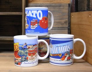 キャンベル マグカップ　陶器製　アメリカン雑貨の画像