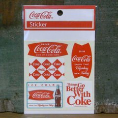 コカコーラ ステッカー COCACOLA DRINK STICKERS　ステッカー シール アメリカン雑貨の画像