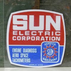 SUN PVC  サン ステッカー シール　アメリカン雑貨の画像