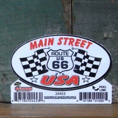 ROUTE66 PVC ステッカー ウォールステッカー　アメリカン雑貨の画像