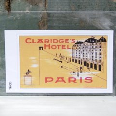 CLARIDGE'S トラベル ステッカー ウォールステッカー アメリカン雑貨の画像