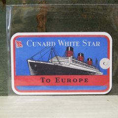 SHIP TO EUROPE トラベル ステッカー ウォールステッカー アメリカン雑貨の画像