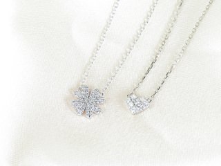 princesspaveheart necklace pt/diamond(プリンセスパヴェハート ネックレス プラチナ/ダイア)画像