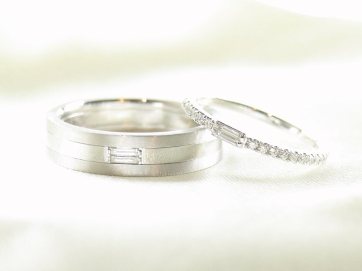 twinbucketlave ring ladies'  pt/diamond(ツインバケットラブ リング レディース プラチナ/ダイア)画像