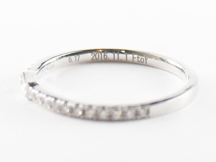 twinbucketlave ring ladies'  pt/diamond(ツインバケットラブ リング レディース プラチナ/ダイア)画像