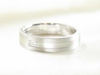 twinbucketlave ring men's pt/diamond(ツインバケットラブ リング メンズ プラチナ/ダイア)画像