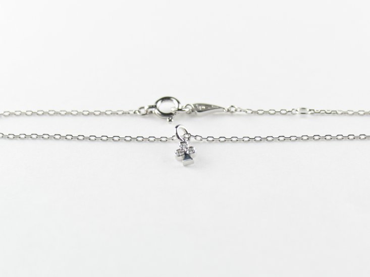 club D charm bracelet k18wg/diamond(クラブ D チャームブレスレット k18ホワイトゴールド/ダイア)画像