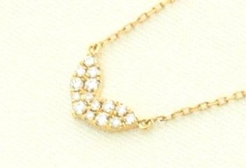 butterfly effect necklace k18yg/diamond(バタフライ エフェクト ネックレス k18イエローゴールド/ダイア)の画像