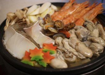 【鍋用】海鮮３種セット（たら・かき・あんこう）500g 送料込の画像