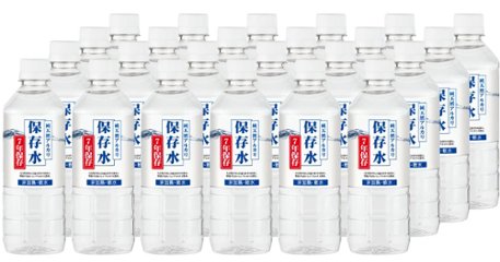 純天然アルカリ保存水7年　500mlペット　１ケース24本入り　送料込の画像