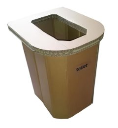 レティット　組み立て式ダンボールトイレ画像