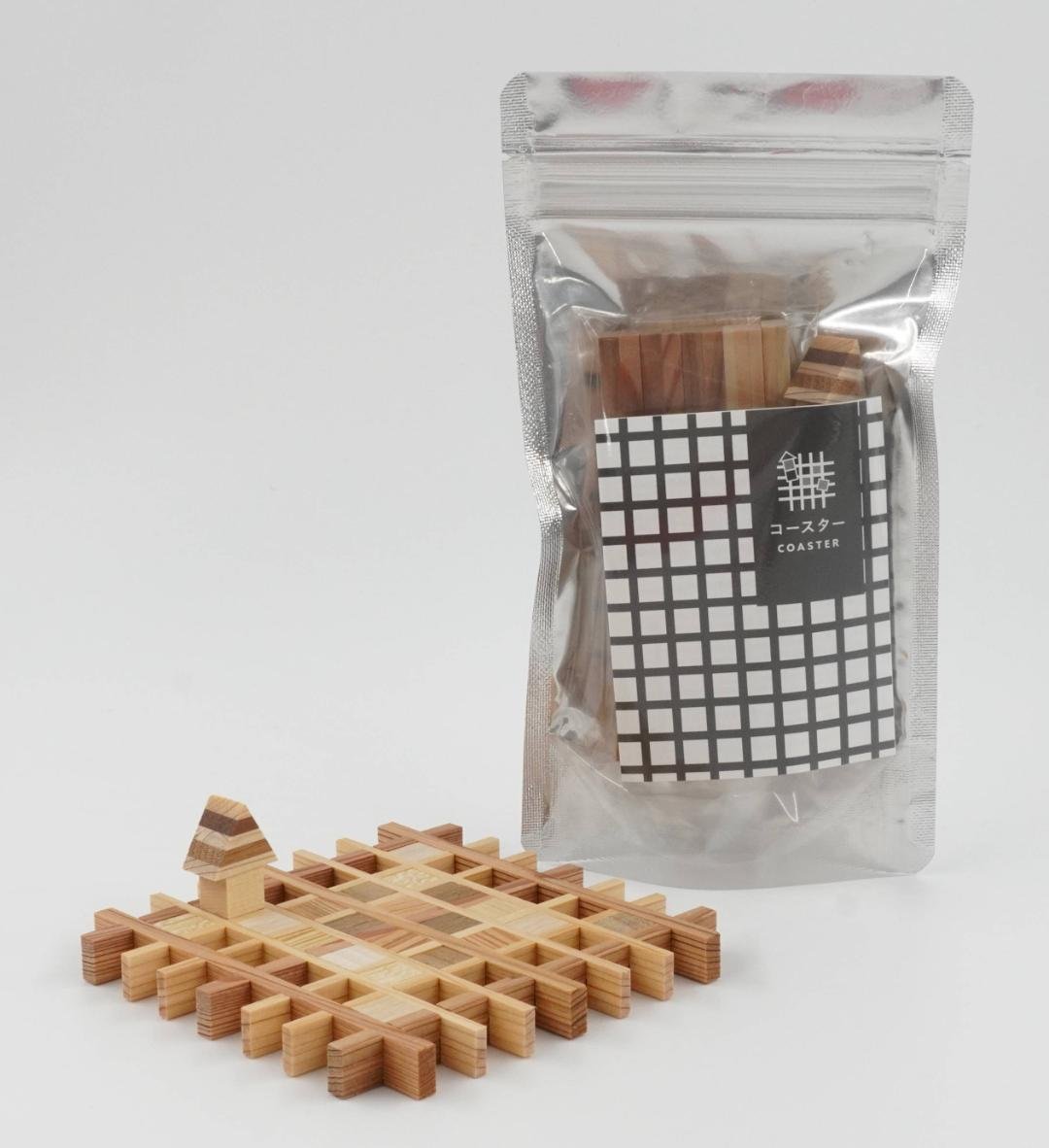 KUMIKOCORO】組子細工コースターキット・お家つき｜創作品モール あるる