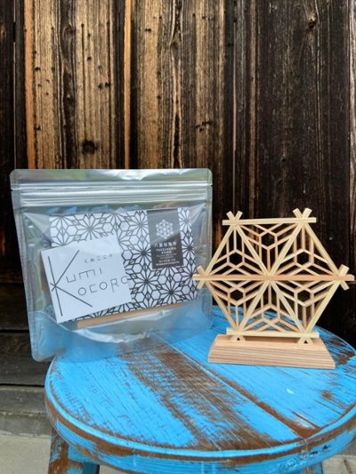 【KUMIKOCORO】組子細工作成キット（八重桜）の画像