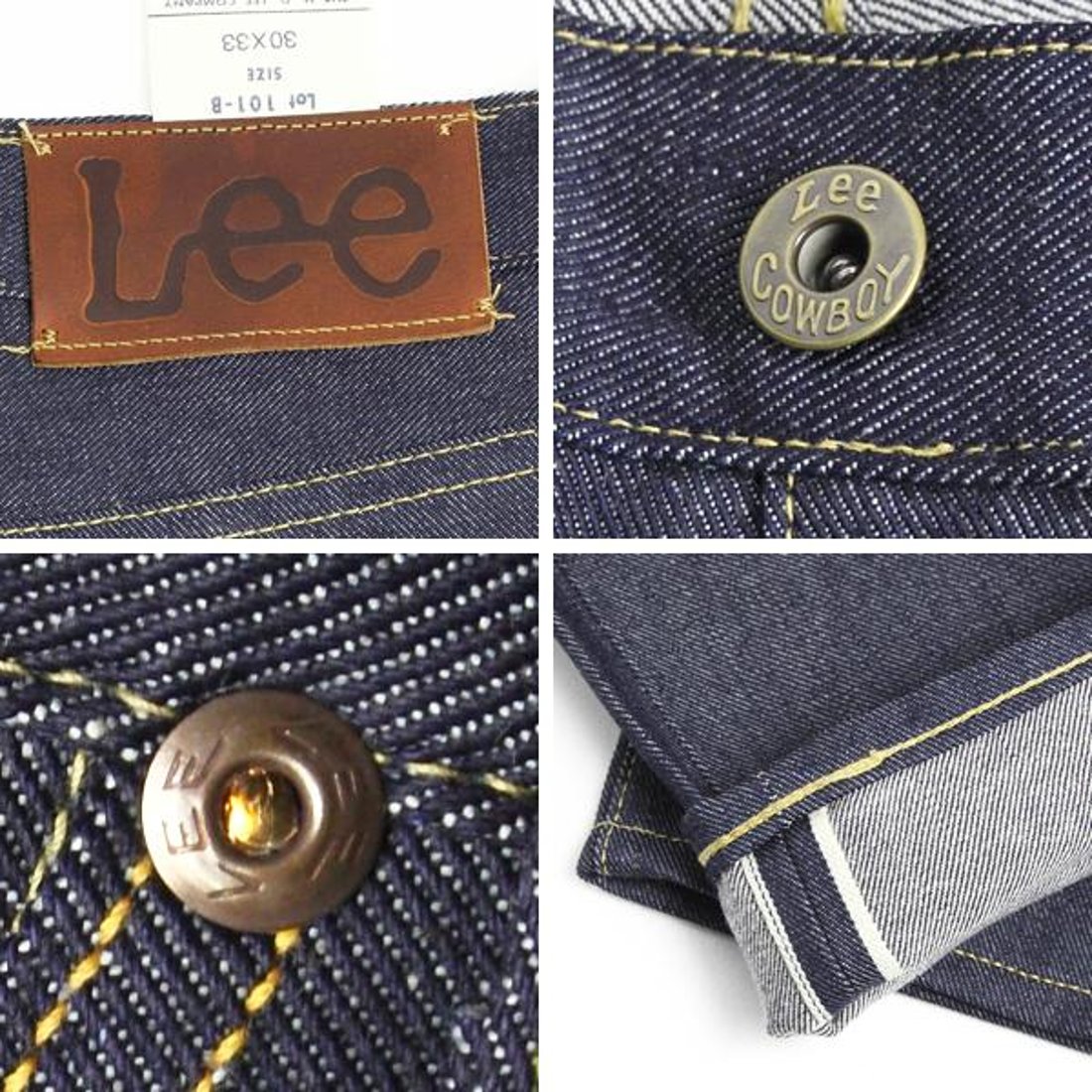 Lee アーカイブ LM6401 Riders 101B 1945年モデル 復刻 89 Non Wash 