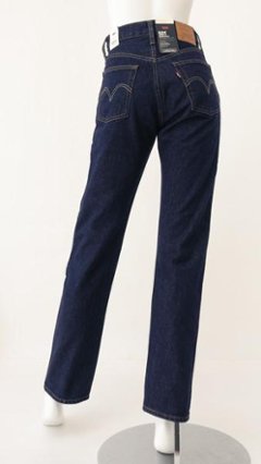 Lady Levi's 12501-0384 501 ボタンフライ　ハイウエスト　股上深め レギュラーストレート画像