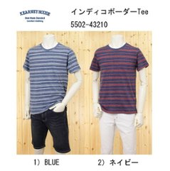 KERNEY HOUSE (カーニーハウス) インディコボーダーTee　43210の画像