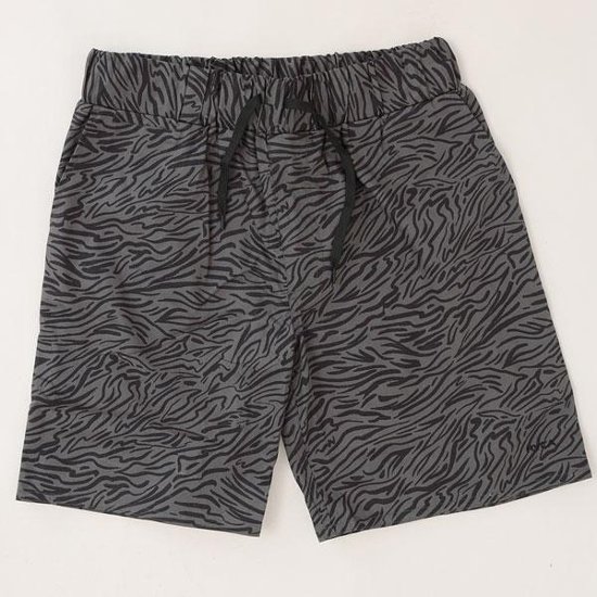 RVCA BA041-621 RESTLESS SHORT ウォークショーツ ゼブラ柄 HONブラウン/CHCチャコール画像
