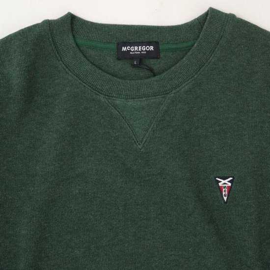 McGREGOR　マックレガー　111711902 クルーネックスウェット 35）GREY　99）D.GEEN　48)M.NAVY画像