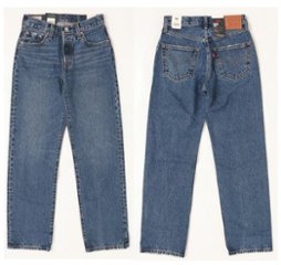 Lady Levi's  A1959-00 90's 501 New　Fit　Model 06)MAD LOVE  100%Cotton Mid Rise  Relaxed 画像