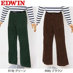 MissEDWIN | ミスエドウィン　｜　ベイカーパンツ　コーデュロイ　ワイドパンツ　ME358　STEP　MARK BAKAER　PANTSの画像