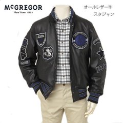 McGREGOR　111142601 アワードジャケット 2022年モデル　Award　Jacket 　エンブレム　レザー　スタジアム　ジャンバーの画像